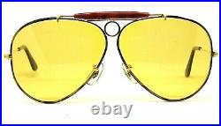Ray-Ban USA Vintage B&L Aviator Ambermatic Tortuga Bullet H Shooter Sunglasses