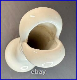 Raymor Mancer Italian Vintage Mid Century Modern Pottery White Ceramic Vase 2050