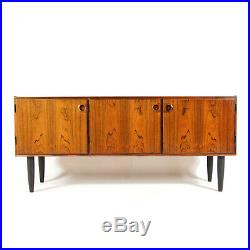 Retro Vintage Danish Rosewood Sideboard Cabinet 1960s 70s 70s Mid Century Modern