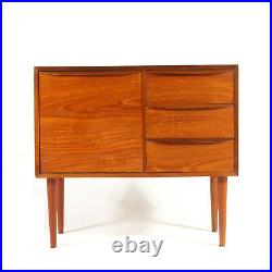 Retro Vintage Danish Small Teak Sideboard TV Cabinet 60s 70s Mid Century Modern
