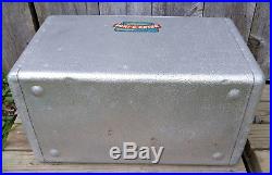 Retro Vintage Mid Century Aluminum Cronco Cronstroms Port-O-Rator Picnic Cooler
