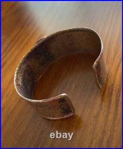 Retro Vintage Mid Century Brutalist Modernist Heavy Copper Cuff 55.6grams