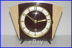 Retro Vintage Mid Century Junghans Electronic Mantle Clock Rare And In GWO