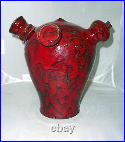 Retro/Vintage/Mid-Century Modern Hungarian red ceramic jug