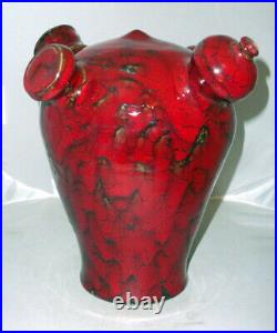 Retro/Vintage/Mid-Century Modern Hungarian red ceramic jug