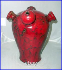 Retro/Vintage/Mid-Century Modern Hungarian red ceramic jug