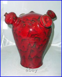 Retro/Vintage/Mid-Century Modern Hungarian red ceramic jug