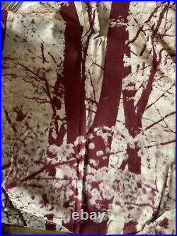 Ronald Hansen Beeches Hand Printed Art on Fabric. MCM 1960s RARE 4'x8' Denmark