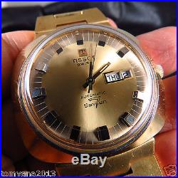 SWISS NEW OLD STOCK TISSOT SEVEN SPACE AGE DAYDATE AUTO MEN WATCH