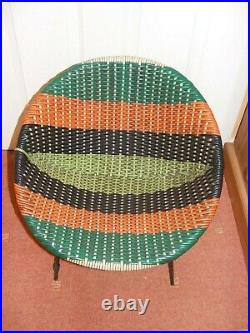 Satellite Chair 1950's 1960's Colourful Childs Vintage Retro Chair Original