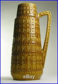 Scheurich Inka West Germany Pottery Modernist 20 Mid Century Vintage Retro LARGE