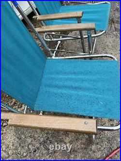 Set Of 2 Airstream Folding Chairs Camping Blue ZipDee Read All #4