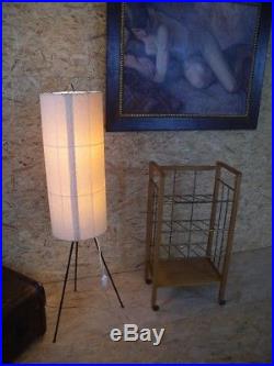 Stehlampe Tripod 50er 60er Lampe Vintage mid-century Stehleuchte Dreibein Retro
