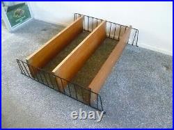String Ladderax Style Wall Shelving System 1950s Mid Century Vintage