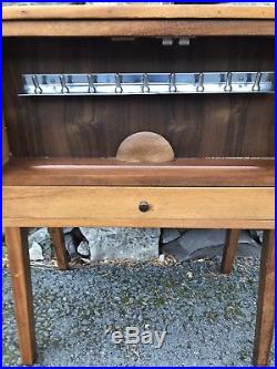 Stunning Mid Century Sewing Box Table Retro Vintage