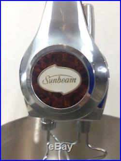 Sunbeam Mixmaster 1-8B Vtg Mid Century Modern Retro Stand Mixer Bowl Attachments