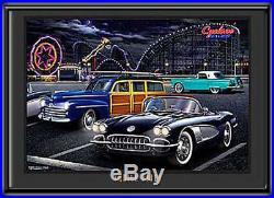 THRILL RIDES 12x18 Electric Art LED Picture in 3 sizes