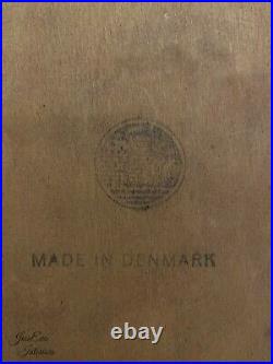 Teal Blue Retro Mid Century Modern Vintage Danish Chest Of Drawers / Tallboy