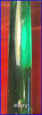 The Amazing Mid Century Emerald City Green Lucite Crabby Witch Cane