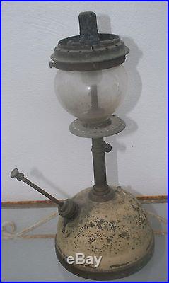 Tilley Table Lamp 16 inch high Gallery 182 ONION Globe Glass Brass NO Dents