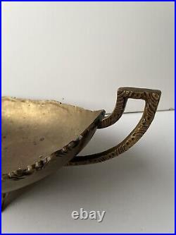 Tray Bowl Brass Metal Mexico MID CENTURY Plate Los Castillo, Salvador Teran Era