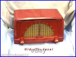 Truetone Deco radio Mid century beauty all Original 6 tube obscure stunner 1955