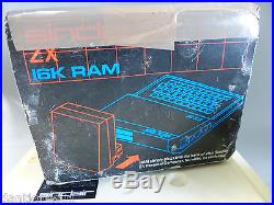VERY STYLISH EARLY SINCLAIR ZX80 COMPUTER WITH BOXED 16K RAM VERY RARE L@@K