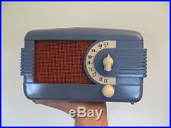 VINTAGE 1940s MID CENTURY RARE FIRESTONE ANTIQUE RETRO TUBE RADIO