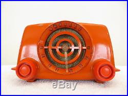 VINTAGE 1951 OLD MID CENTURY ANTIQUE ATOMIC CROSLEY RARE COLOR RETRO RADIO