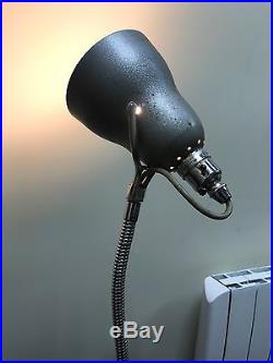 VINTAGE 50s 60s METAL DESK / SIDE TABLE LAMP retro industrial mid-century light