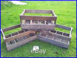 VINTAGE INDUSTRIAL ANTIQUE RETRO DUTCH FRENCH WOODEN LAGER BEER CRATE BEER2 +