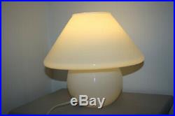 VINTAGE MID CENTURY 60s/70s ORIGINAL GLASS Murano Venini ITALIAN MUSHROOM LAMP