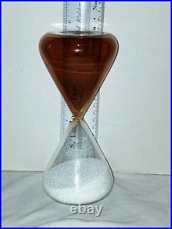 VINTAGE Mid Century Modern VENINI MURANO Art Glass Hourglass MCM