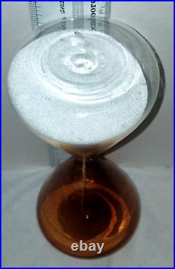 VINTAGE Mid Century Modern VENINI MURANO Art Glass Hourglass MCM
