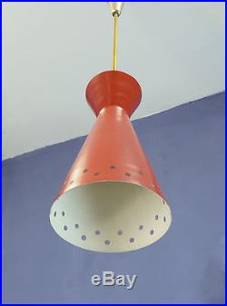 VINTAGE RETRO MID CENTURY 50s PENDANT LAMPS LIGHT STILNOVO ARTELUCE SARFATTI ERA