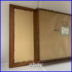 VTG 1960s Turner Wall Accessory Mid Century Mirror Shadow Box Shelf MCM