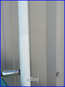 VTG Mid Century Danish Modern Pole Tension Lamp Bullets Cone Color Metal Retro