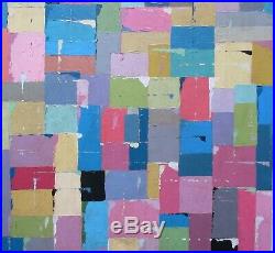 Very Large & Substantial Abstract Oil Painting Mid-Century Modern Vintage Retro