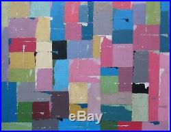 Very Large & Substantial Abstract Oil Painting Mid-Century Modern Vintage Retro