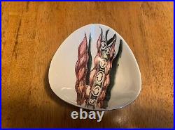 Very Rare MCM Atomic Salad Serving Set Hand Decorated In Italy #5 Of 37