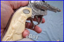 Vintage 1950's excellent Leslie Henry. 44 Gene Autry cap gun toy pistol