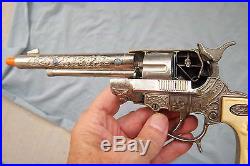 Vintage 1950's excellent Leslie Henry. 44 Gene Autry cap gun toy pistol