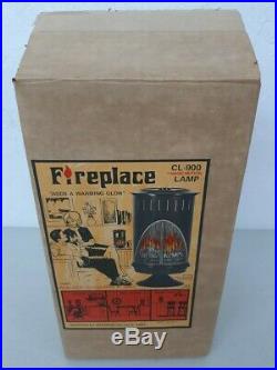 Vintage 1973 Fireplace Motion Lamp Bright Co. Super Clean With Original Box UP