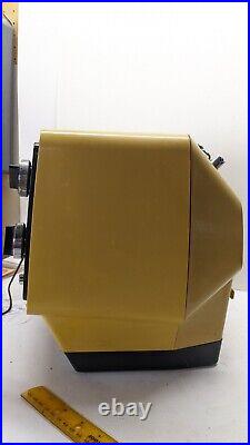 Vintage 1976 Mustard Yellow 9 RCA TV Solid State Retro Gaming Mid Century Mod