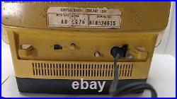 Vintage 1976 Mustard Yellow 9 RCA TV Solid State Retro Gaming Mid Century Mod