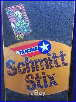 Vintage 1986 Schmitt Stix JEFF GROSSO Blocks Rag Doll Skateboard Deck Lucero