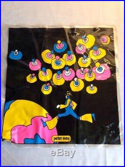 Vintage 60s Psychedelic Peter Max Inflatable Vinyl Pillow Lot