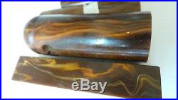 Vintage American Bakelite Catalin assorted lot Brown marbled 255 Gram
