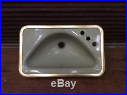 Vintage American Standard MID Century Retro Green Counter Sink-rare Model