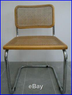 Vintage Bauhaus Marcel Breuer design cesca chair. Mid century retro